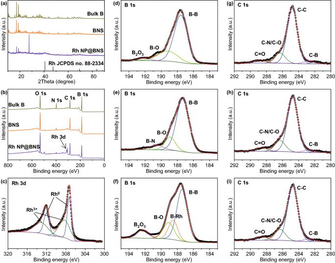 Boron Nanosheet-Supported Rh Catalysts for Hydrogen Evolution: A New Territory for the Strong Metal-Support Interaction Effect