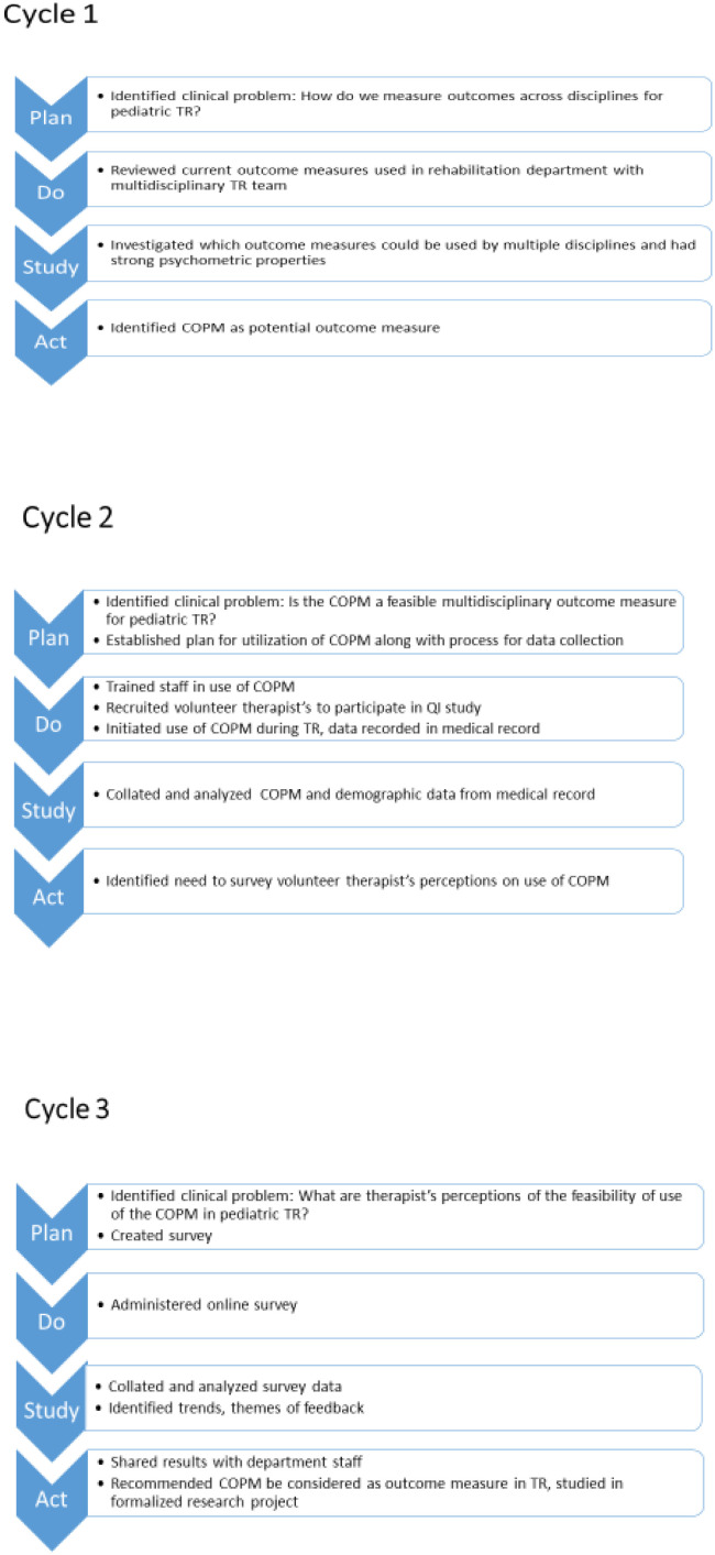 The Canadian Occupational Performance Measure: a Feasible Multidisciplinary Outcome Measure for Pediatric Telerehabilitation.