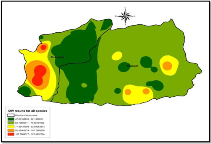 Diversity of Hard Tick Populations and Their Geographical Variations in Northwestern Iran.