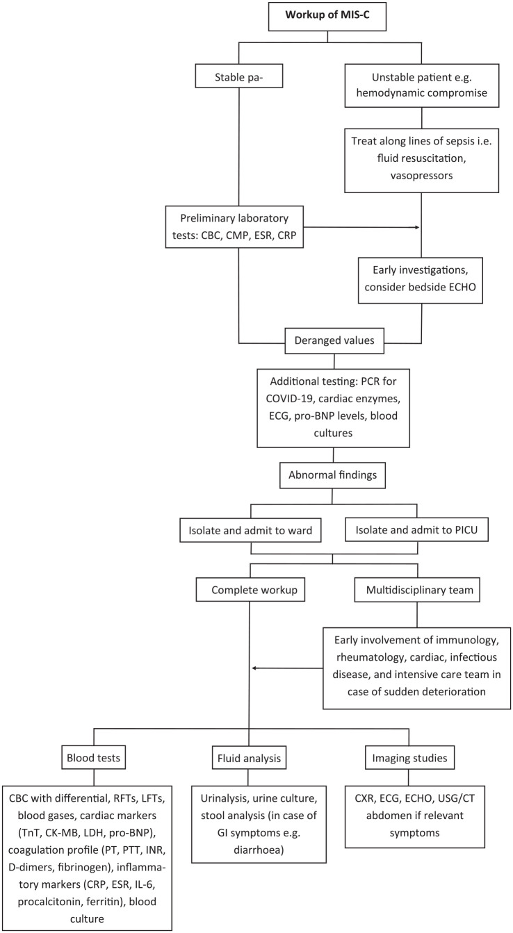 Multisystem Inflammatory Syndrome in Children and Adolescents (MIS-C) under the Setting of COVID-19: A Review of Clinical Presentation, Workup and Management.