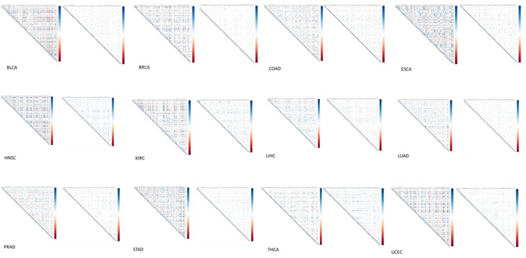 Pairwise correlation of genes involved in glucose metabolism: a potential diagnostic marker of cancer?