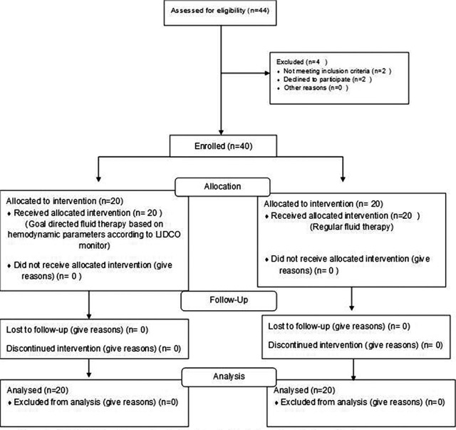 Comparison of Goal-Directed Fluid Therapy using LiDCOrapid System with Regular Fluid Therapy in Patients Undergoing Spine Surgery as a Randomised Clinical Trial.