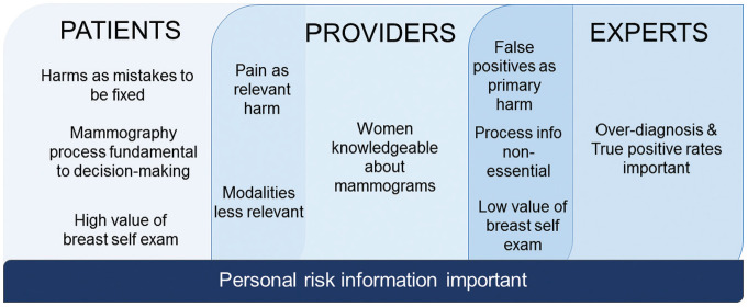 Using Mixed Methods With Multiple Stakeholders to Inform Development of a Breast Cancer Screening Decision Aid for Women With Limited Health Literacy.