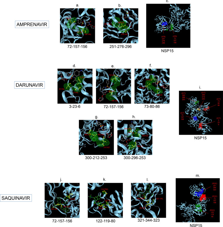 Predicted antiviral drugs Darunavir, Amprenavir, Rimantadine and Saquinavir can potentially bind to neutralize SARS-CoV-2 conserved proteins.