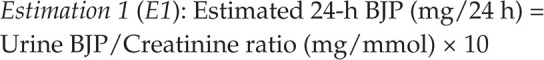 Comparison of 24-hour versus random urine samples for determination and quantification of Bence Jones protein in a South African population.