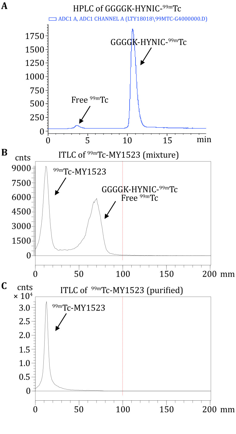 An efficient method for the site-specific <sup>99m</sup>Tc labeling of nanobody.