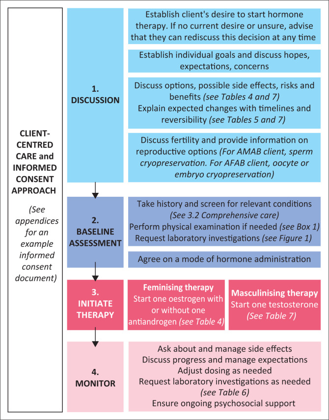 Southern African HIV Clinicians' Society gender-affirming healthcare guideline for South Africa.