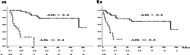 Serum Albumin Levels Strongly Predict Survival Outcome of Elderly Patients with Diffuse Large B-Cell Lymphoma Treated with Rituximab-Combined Chemotherapy.