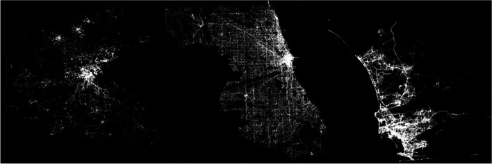 A tale of three cities: uncovering human-urban interactions with geographic-context aware social media data.