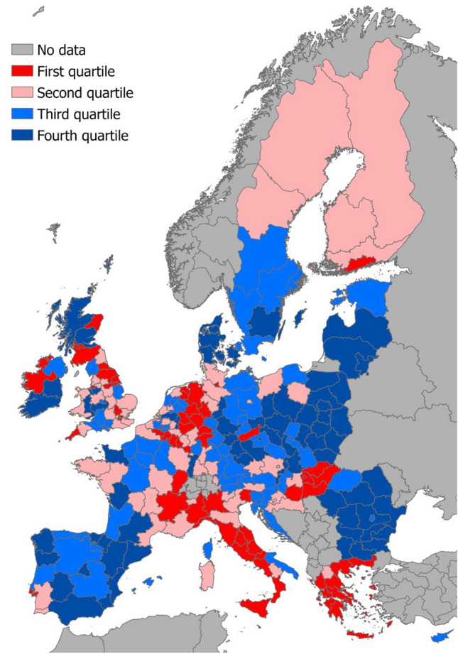 Labour productivity and regional labour markets resilience in Europe.