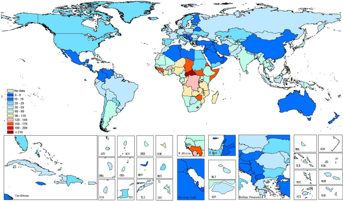 Loss of life expectancy due to respiratory infectious diseases: findings from the global burden of disease study in 195 countries and territories 1990-2017.