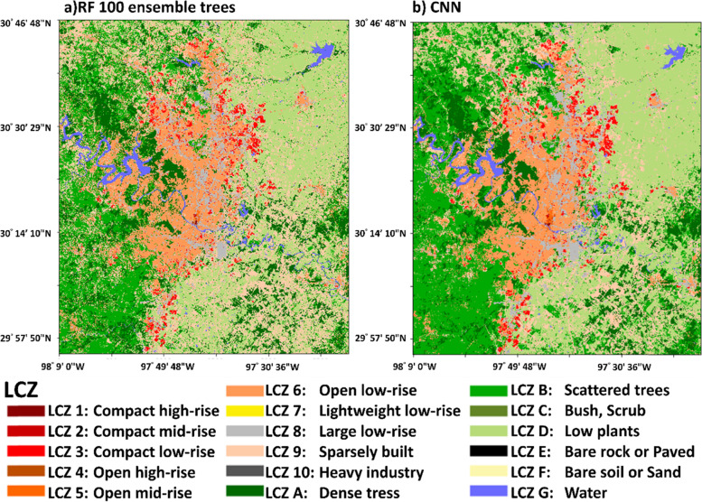 Improving the local climate zone classification with building height, imperviousness, and machine learning for urban models.