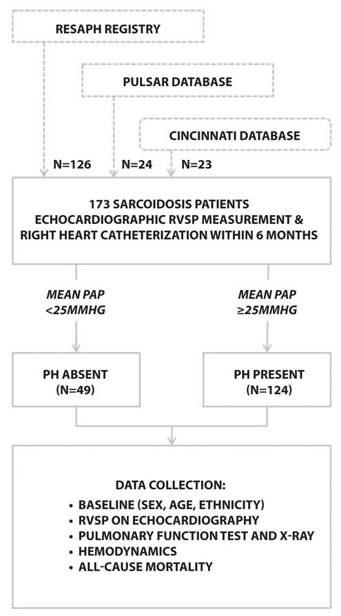 Echocardiographic estimate of pulmonary artery pressure in sarcoidosis patients - real world data from a multi-national study.