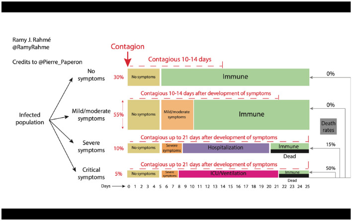 Estimates of the collective immunity to COVID-19 derived from a stochastic cellular automaton based framework.