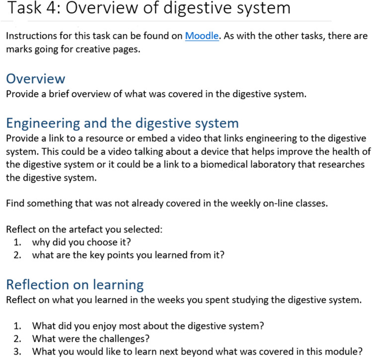 Reflections on an E-Portfolio Assessment in a First-Year Physiology Course.