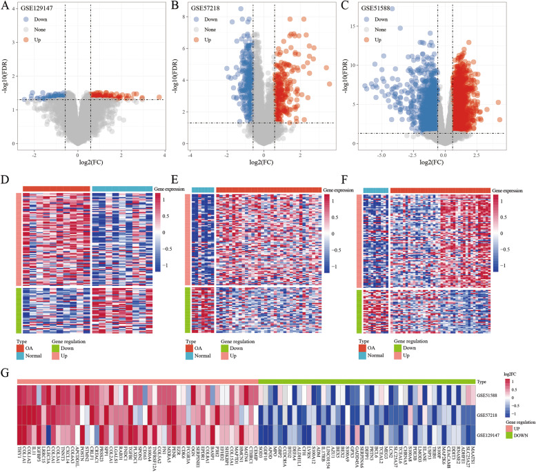 Identification and development of the novel 7-genes diagnostic signature by integrating multi cohorts based on osteoarthritis.