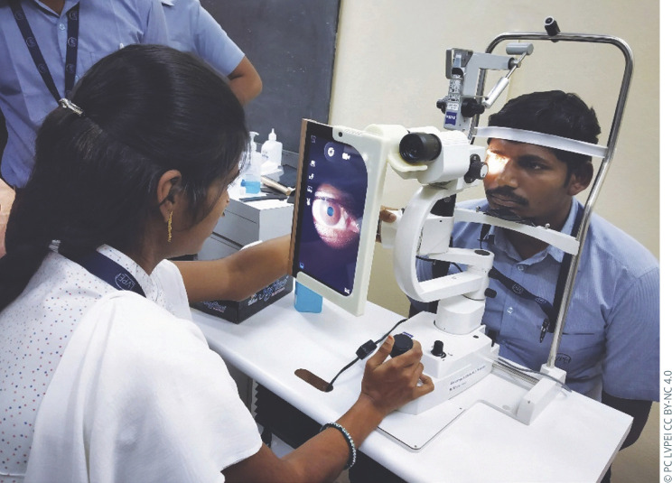 Teleconsultation for eye health delivery.