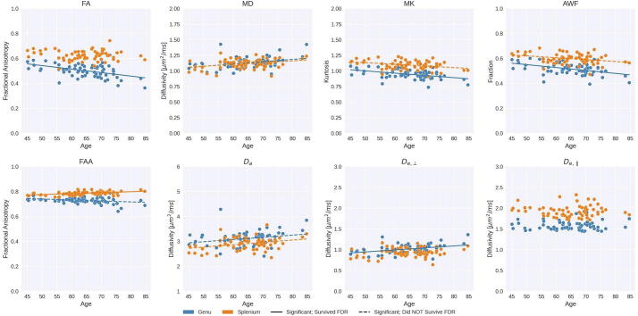 Fiber Ball white matter modeling reveals microstructural alterations in healthy brain aging