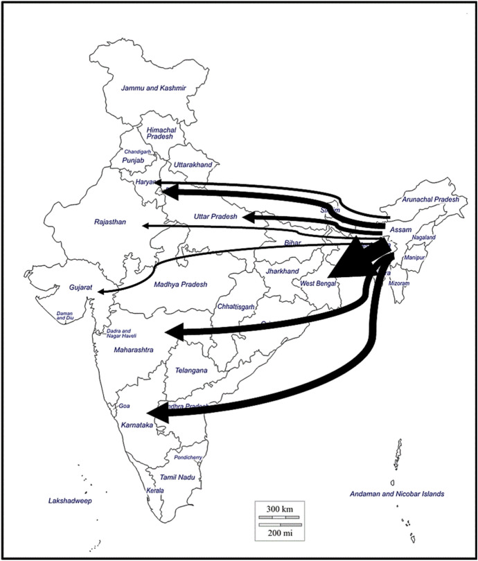 Migration from North-East India During 1991-2011: Unemployment and Ethnopolitical Issues.