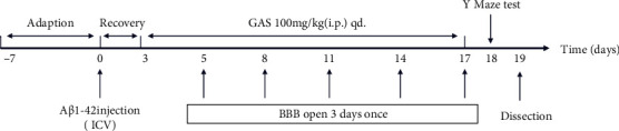 Treatment Combining Focused Ultrasound with Gastrodin Alleviates Memory Deficit and Neuropathology in an Alzheimer's Disease-Like Experimental Mouse Model.