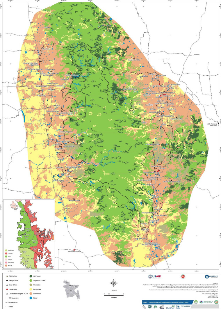 Medicinal plant sources and traditional healthcare practices of forest-dependent communities in and around Chunati Wildlife Sanctuary in southeastern Bangladesh.