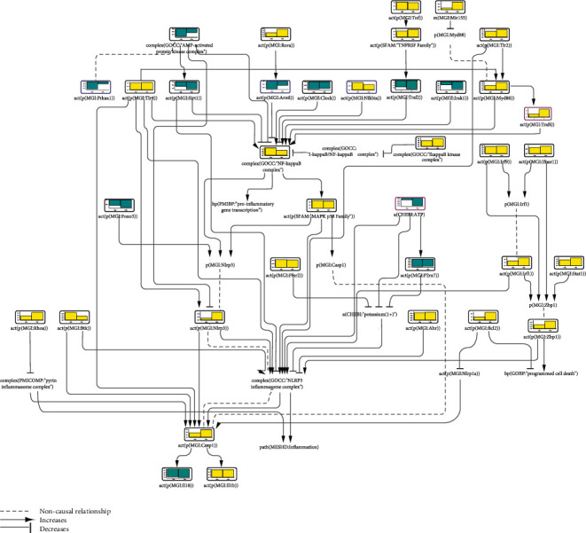 Causal Biological Network Model for Inflammasome Signaling Applied for Interpreting Transcriptomic Changes in Various Inflammatory States.