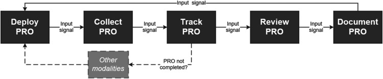 Augmenting systems-level implementation of patient-reported outcomes for depression care through the use of structured analysis and design technique.