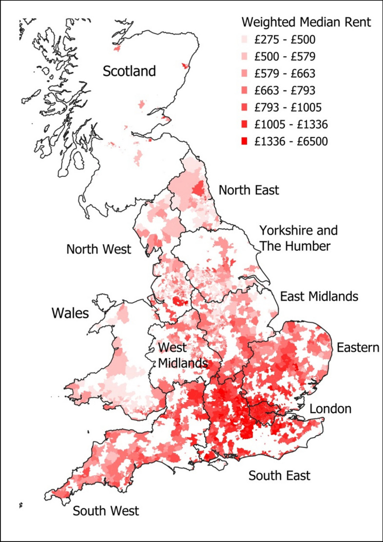 Identifying the effect of retail brands on private residential rental prices in Great Britain.