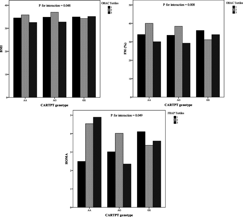 Dietary total antioxidant capacity interacts with a variant of chromosome 5q13-14 locus to influence cardio-metabolic risk factors among obese adults.