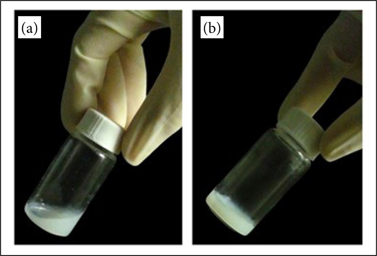 A modified hydrogel production protocol to decrease cellular content.