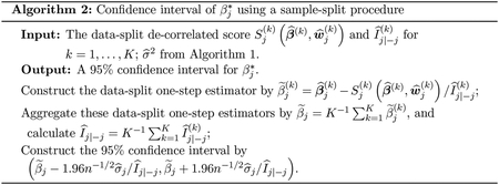 Estimation and inference on high-dimensional individualized treatment rule in observational data using split-and-pooled de-correlated score.