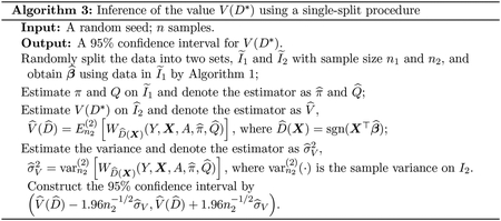 Estimation and inference on high-dimensional individualized treatment rule in observational data using split-and-pooled de-correlated score.