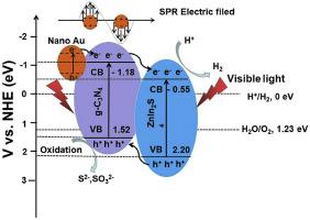 Construction of Au/g-C3N4/ZnIn2S4 plasma photocatalyst heterojunction composite with 3D hierarchical microarchitecture for visible-light-driven hydrogen production