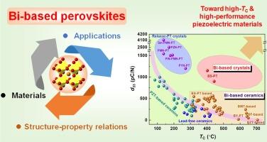 Recent progress in bismuth-based high Curie temperature piezo-/ferroelectric perovskites for electromechanical transduction applications