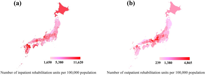 Regional disparities in cardiac rehabilitation volume throughout Japan based on open data from a National Database of Health Insurance Claims.