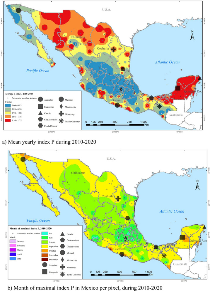 Climate-driven mosquito-borne viral suitability index: measuring risk transmission of dengue, chikungunya and Zika in Mexico.