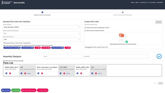 basicsynbio and the BASIC SEVA collection: software and vectors for an established DNA assembly method.