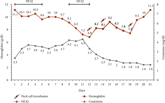 Hydroxychloroquine Therapy Led to the Diagnosis of Glucose-6-Phosphate Dehydrogenase (G6PD) Deficiency in an Elderly Patient with COVID-19 Involvement: A Case Report and Review of the Literature.