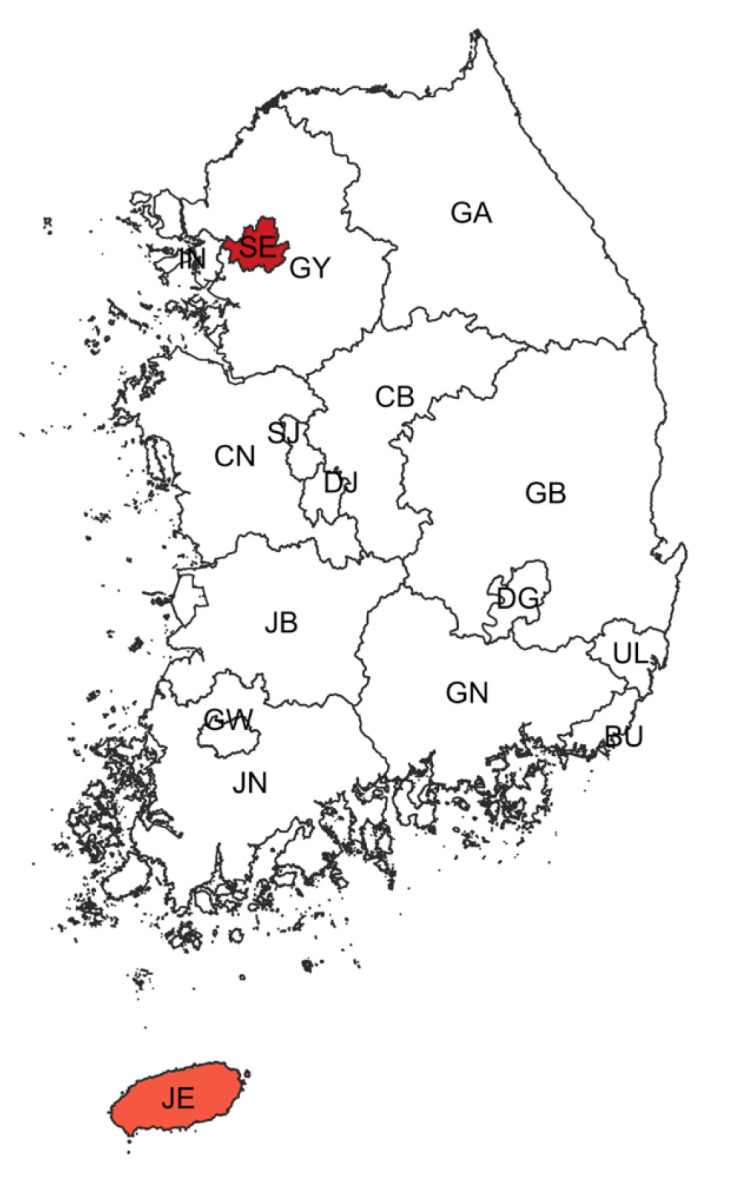 Spatiotemporal Clusters and Trends of Pneumocystis Pneumonia in Korea.