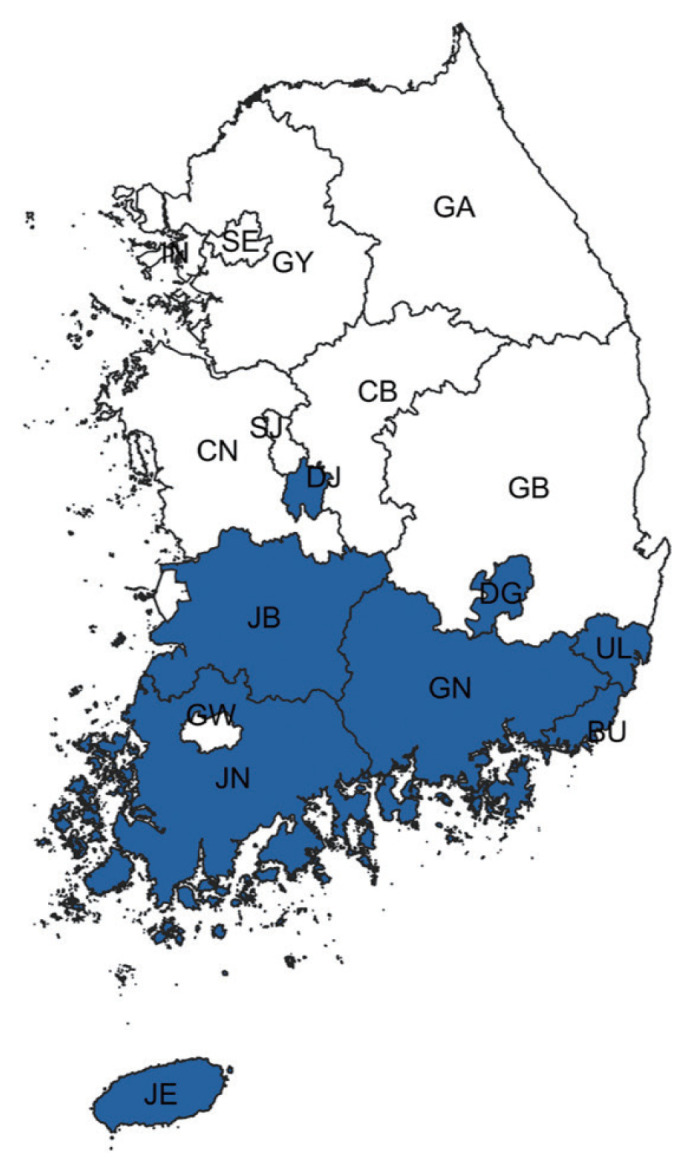 Spatiotemporal Clusters and Trends of Pneumocystis Pneumonia in Korea.