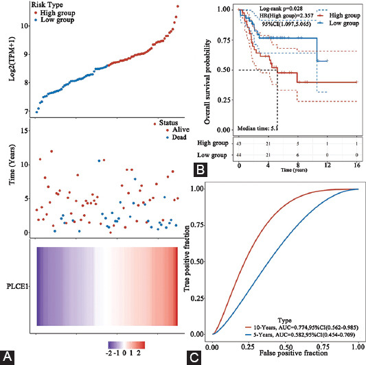 PLCE1 is a poor prognostic marker and may promote immune escape from osteosarcoma by the CD70-CD27 signaling pathway.