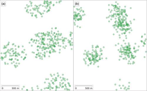 A Simulation Study to Explore Inference about Global Moran's I with Random Spatial Indexes