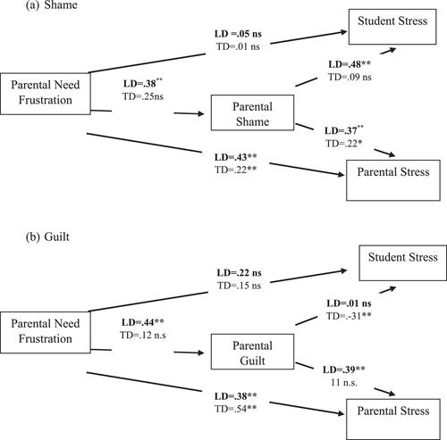 Homework Stress and Learning Disability: The Role of Parental Shame, Guilt, and Need Frustration