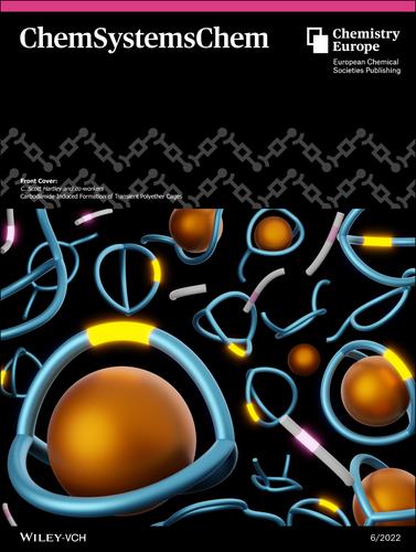 Front Cover: Carbodiimide-Induced Formation of Transient Polyether Cages (ChemSystemsChem 6/2022)