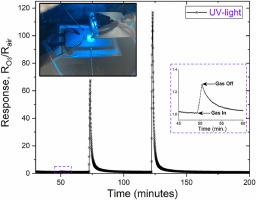 Light-assisted ozone gas-sensing performance of SnO2 nanoparticles: Experimental and theoretical insights