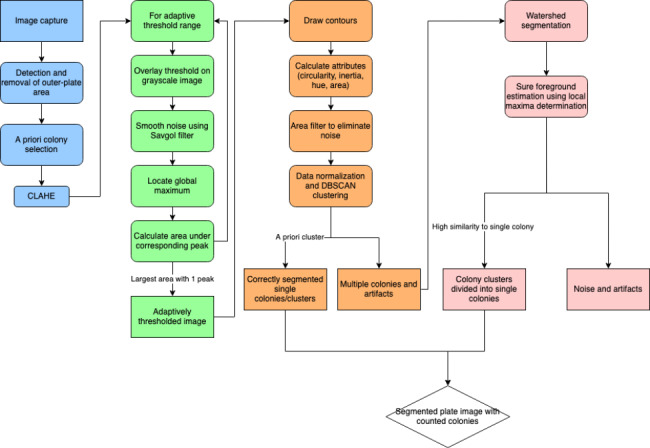 Machine learning for enumeration of cell colony forming units.