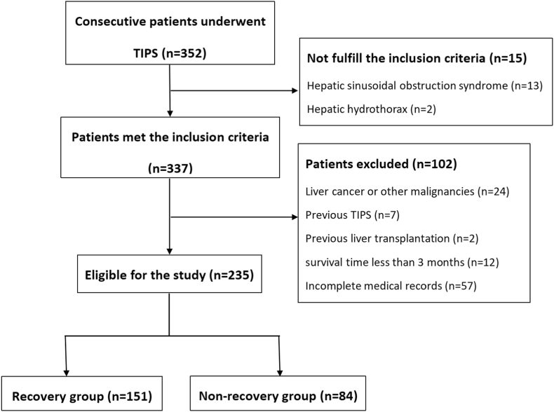 Dynamic changes in liver function after transjugular intrahepatic portosystemic shunt in patients with cirrhosis