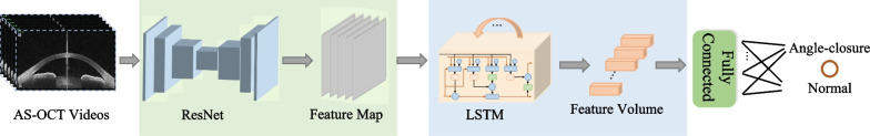 Dynamic analysis of iris changes and a deep learning system for automated angle-closure classification based on AS-OCT videos.