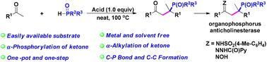 An efficient direct phosphinylation and alkylation of ketones to construct C–P and C–C bonds: access to α,α-disubstituted γ-ketophosphine oxides†