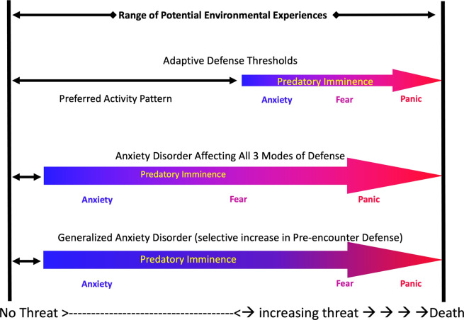 Negative valence systems: sustained threat and the predatory imminence continuum.